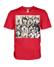 Load image into Gallery viewer, Many Love Husky Siberian On Phone Case Gift For Husky Lovers Guys V-Neck
