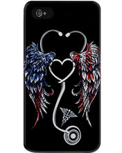 Load image into Gallery viewer, Lovely Coffee Cup Stethoscopes With Wings Gift For Nurse Phone case
