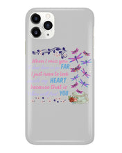 Load image into Gallery viewer, Butterflies When I Miss You I Just Have To Look Inside My Heart Gift For Lover Phone case
