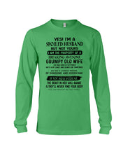 Load image into Gallery viewer, A Soiled Husband Of A September  Freaking Awesome Wife Birthday Gift Unisex Long Sleeve
