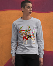 Load image into Gallery viewer, Beagle Gorgeous Reindeer Xmas Lights Gift For Dog Lovers Unisex Long Sleeve
