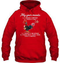 Load image into Gallery viewer, I Need Coffee A Nap A Vacation Duct Tape Hope And A Showel Hoodie
