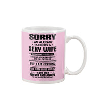 Load image into Gallery viewer, Gift For Husband Taken By An August Sexy Wife Who Happens To Cuss A Lot Mug
