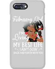 Load image into Gallery viewer, Betty Boop February Girl Living My Best Life Birthday Meaningful Gift Phone case
