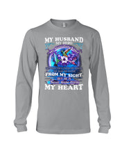 Load image into Gallery viewer, Hummingbird My Husband My Guardian Angel Gift For Angel Husband Unisex Long Sleeve

