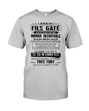 Load image into Gallery viewer, Je Suis Un Fils Gate - Maman Incroyable Elle Est Nee En Juillet Guys Tee

