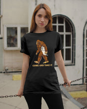 Load image into Gallery viewer, Bigfoot Come And Take It Simple Custom Design Guys Tee
