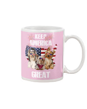 Load image into Gallery viewer, Keep America Great Yorkshire Terrier Gift For Dog Lovers Mug
