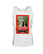Load image into Gallery viewer, Cavalier Happy Holiday Gift For Dog Lovers Unisex Tank Top
