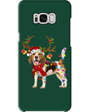 Load image into Gallery viewer, Beagle Gorgeous Reindeer Xmas Lights Gift For Dog Lovers Phone case
