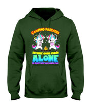 Load image into Gallery viewer, Camping Partners Because Going Crazy Alone Is Just Not As Much Fun Hoodie
