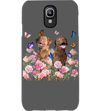 Load image into Gallery viewer, Gift For Dog LoversChesapeake Bay Retriever With Peonies Phone case
