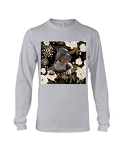 Load image into Gallery viewer, Gift For Dog Lovers Pitbull Bright Peonies Unisex Long Sleeve
