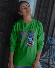 Load image into Gallery viewer, Hummingbirds Heart Shaped I Am A Simple Woman Gift For Mom Unisex Long Sleeve
