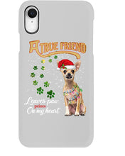 Load image into Gallery viewer, A True Friend Loves Paws On My Heart Gift For Dog Lovers Phone case
