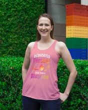 Load image into Gallery viewer, Dedicated Teacher Even From A Distance Special Custom Design Ladies Flowy Tank

