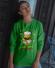Load image into Gallery viewer, Baseball Drink Beer Day St Patrick's Day Gift For Baseball Lovers Unisex Long Sleeve
