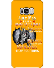 Load image into Gallery viewer, July Man Son Of God Birthday Meaningful Gift For Men Phone case
