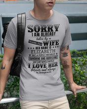 Load image into Gallery viewer, Gift For Husband I Love Here Forever And Always Guys Tee
