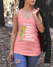 Load image into Gallery viewer, I’ll Read Book Everywhere Great Gift For Book Lovers Ladies Flowy Tank
