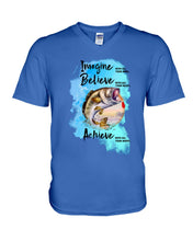 Load image into Gallery viewer, Fishing With All Your Heart Gift For Men Guys V-Neck
