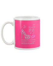Load image into Gallery viewer, Je Suis Nee En 55 Je Ne Suis Peut-Être Pas Birthday Gift For Grandma Mug
