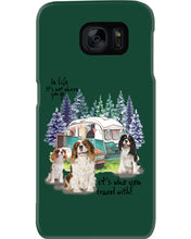 Load image into Gallery viewer, Cavalier King It's Who You Travel With Gift For Dog Lovers Phone case
