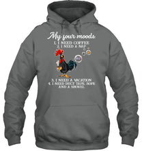 Load image into Gallery viewer, I Need Coffee A Nap A Vacation Duct Tape Hope And A Showel Hoodie
