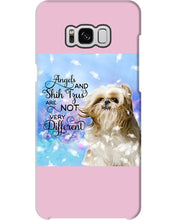 Load image into Gallery viewer, Angels And Shih Tzu Are Not Different Gift For Dog Lovers Phone case
