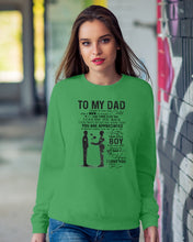Load image into Gallery viewer, Giving For  Dad Let You Know You're Appreciated  Custom Design Sweatshirt
