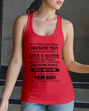 Load image into Gallery viewer, I'm Already Taken By January Freaking Awesome Man For Birthday Gift Ladies Flowy Tank
