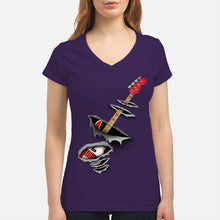 Load image into Gallery viewer, Funny Bass Inside Gift For Music Lovers Ladies V-Neck
