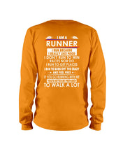 Load image into Gallery viewer, I Am A Runner I Run Because I Really Like Food Custom Design Unisex Long Sleeve
