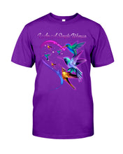 Load image into Gallery viewer, Hummingbirds Heart Shaped I Am A Simple Woman Gift For Mom Guys Tee
