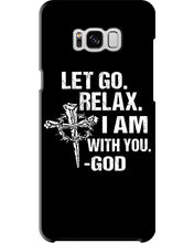 Load image into Gallery viewer, Let You Relax I Am With You Gray Background Phone case
