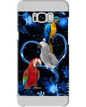 Load image into Gallery viewer, Lovely Phone Case Twinkling Blue Heart Gift For Parrots Lovers Phone case
