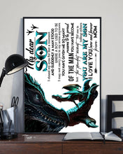 Load image into Gallery viewer, Gift For   Son Love You Forever And Always  Custom Design Vertical Poster
