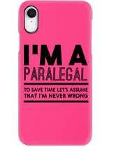 Load image into Gallery viewer, I'm A Paralegal   Special Unique  Custom Design Phone case

