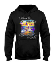 Load image into Gallery viewer, Butterfly Sunset On Beach Those We Love Don't Go Away Gift For Lover Hoodie
