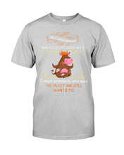 Load image into Gallery viewer, Cow I Need Somebody Who Sees The Crazy And Still Wants Me Guys Tee
