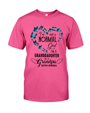 Load image into Gallery viewer, Gift For Angel Grandpa I'm A Granddaughter To A Grandpa With Wings Guys Tee
