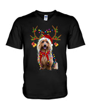 Load image into Gallery viewer, Australian Terrier Gorgeous Reindeer Christmas Gift For Dog Lovers Guys V-Neck

