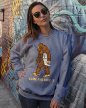 Load image into Gallery viewer, Bigfoot Come And Take It Simple Custom Design Sweatshirt
