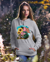 Load image into Gallery viewer, Black Phone Case With Pig Sunflower Gift For Pig Lovers Hoodie

