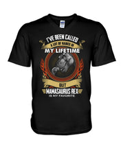 Load image into Gallery viewer, Mamasaurus Rex  Is My Favorite Special Custom Design Guys V-Neck
