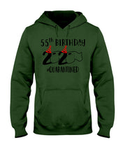 Load image into Gallery viewer, 55th  Birthday Gift 2020 Quarantined Unique Custom Design Hoodie
