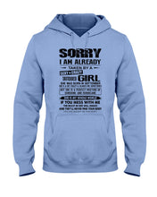 Load image into Gallery viewer, I'm Already Taken By    September Sexy And Crazy Girl For Birthday Gift Hoodie
