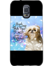 Load image into Gallery viewer, Angels And Shih Tzu Are Not Different Gift For Dog Lovers Phone case
