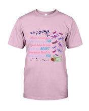 Load image into Gallery viewer, Butterflies When I Miss You I Just Have To Look Inside My Heart Gift For Lover Guys Tee
