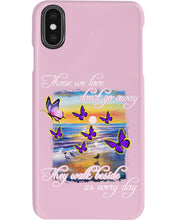 Load image into Gallery viewer, Butterfly Sunset On Beach Those We Love Don't Go Away Gift For Lover Phone case
